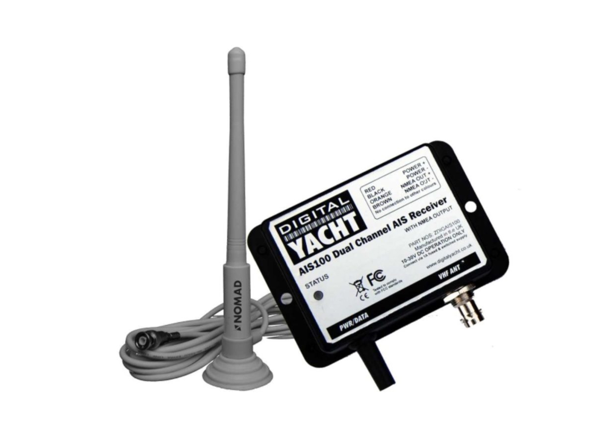 image 1 AIS-ontvanger met VHF-antenne
